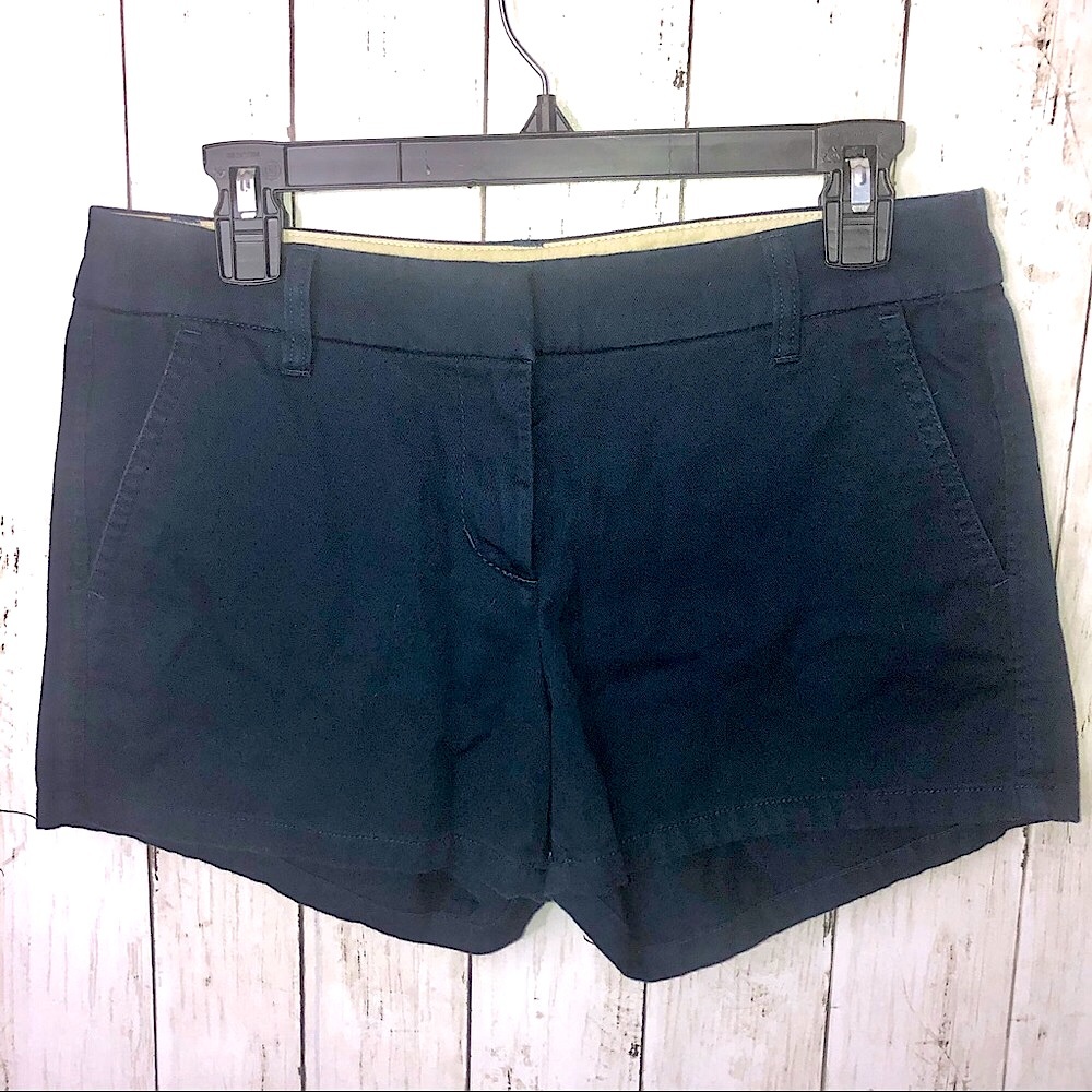 J.‎ Crew Solid Blue Shorts
